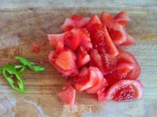 Scrambled Eggs with Tomato Fungus recipe