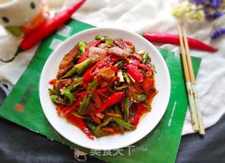 Double Pepper Twice Cooked Pork recipe