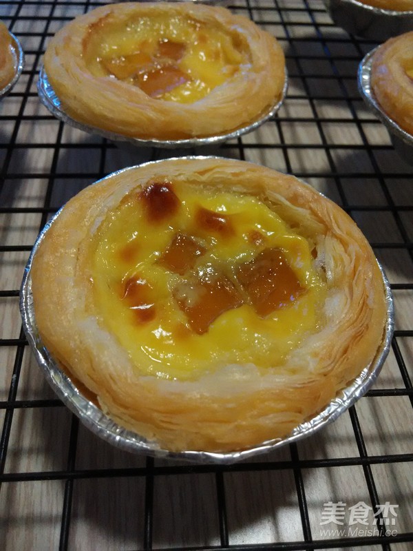 Mango Flavored Egg Tart recipe