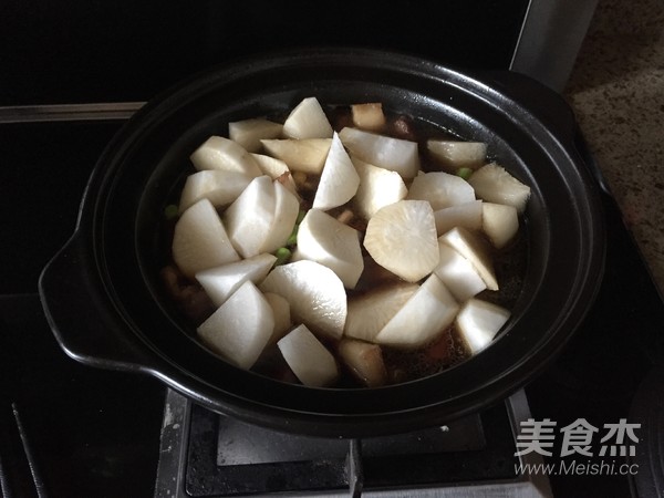 Braised Pork with Radish recipe