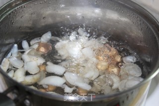 Homemade Lily Lotus Seed Arrowroot Cake-a Delicacy Served on A Dog Plate recipe