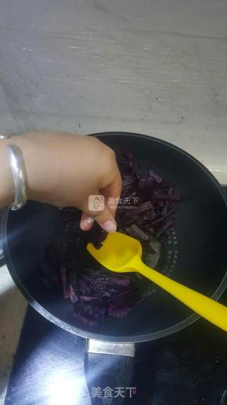 Honey Purple French Fries recipe