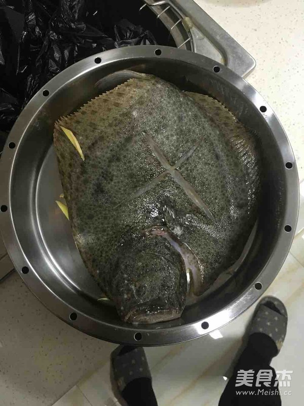 Fugu Steamed Turbot Fish recipe