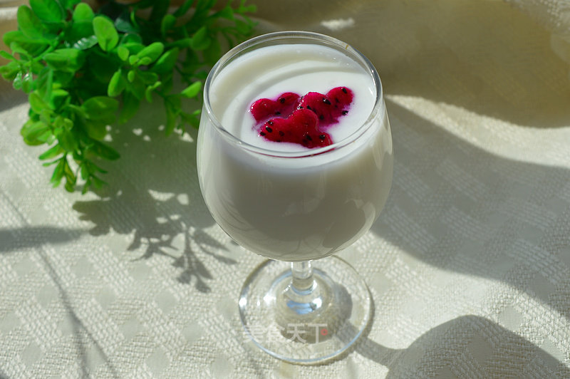 Homemade Dragon Fruit Yogurt recipe