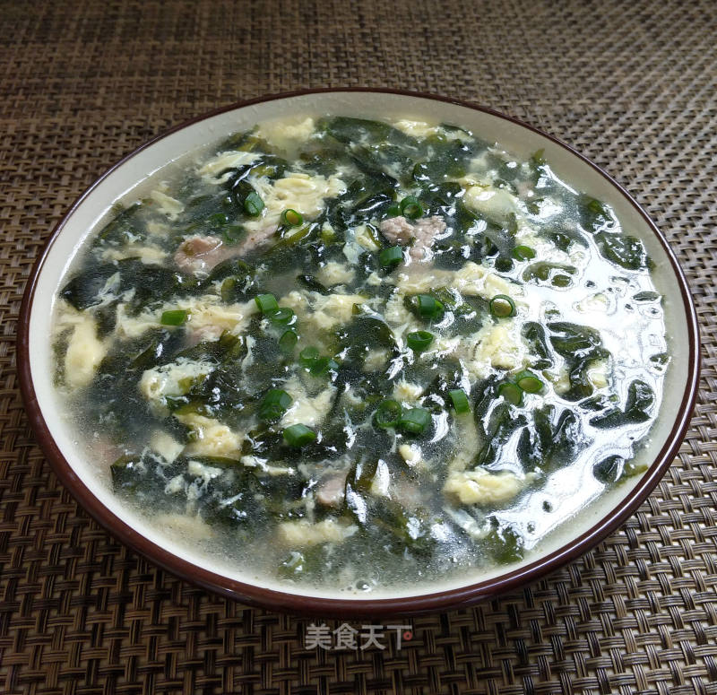 Egg Seaweed Soup recipe