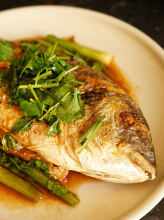 Sweet and Sour Braised Sea Bass recipe