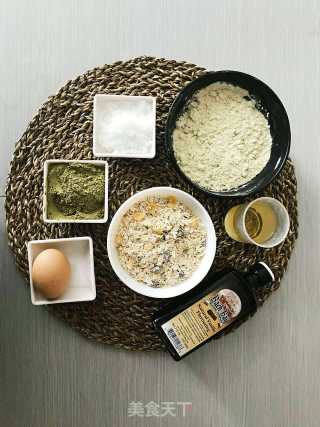 Matcha Oatmeal Cookies recipe