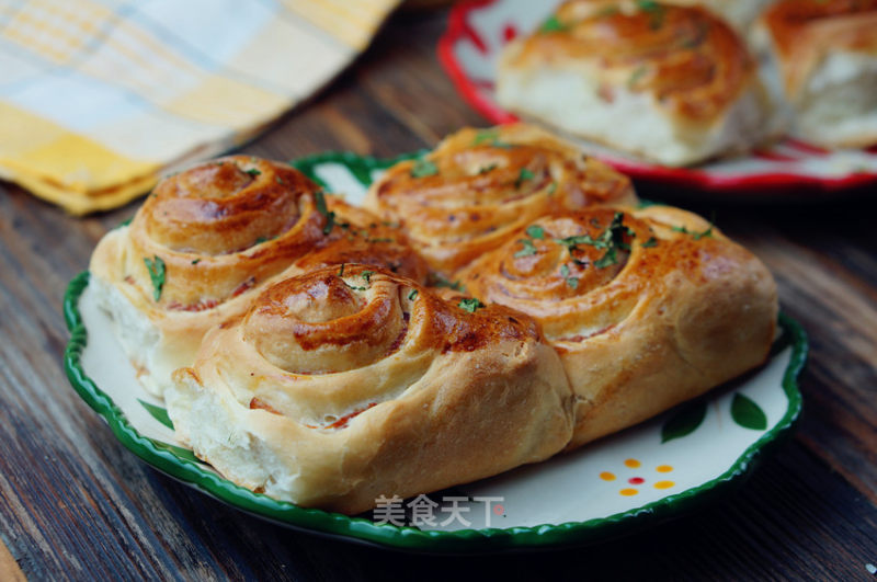 #the 4th Baking Contest and is Love to Eat Festival#bacon Bread recipe