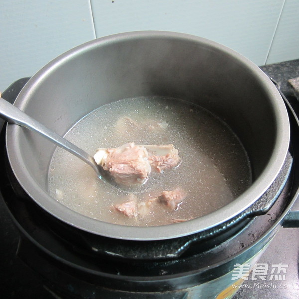 Pork Bone Tofu Soup recipe