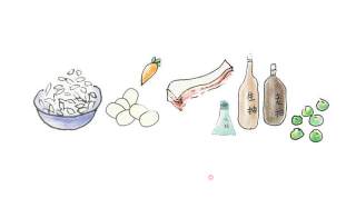 Hand-painted Recipe: Golden Glutinous Rice Egg Put Zongzi in Duck Egg recipe