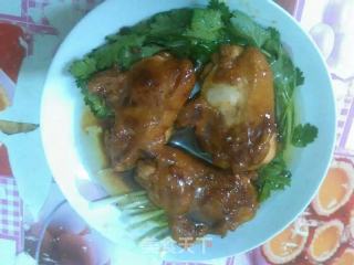 Barbecued Pork Drumstick with Sauce recipe