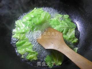 Jiangbai Shrimp, Cabbage and Rice Cake Soup recipe