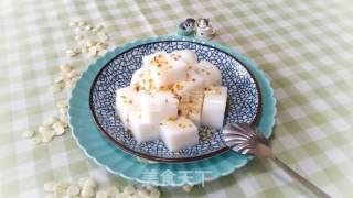 Osmanthus Almond Tofu recipe