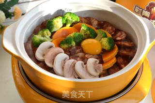 [beijing] Spicy Sausage Claypot Rice recipe