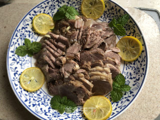 Mint Lemon Beef Slices recipe