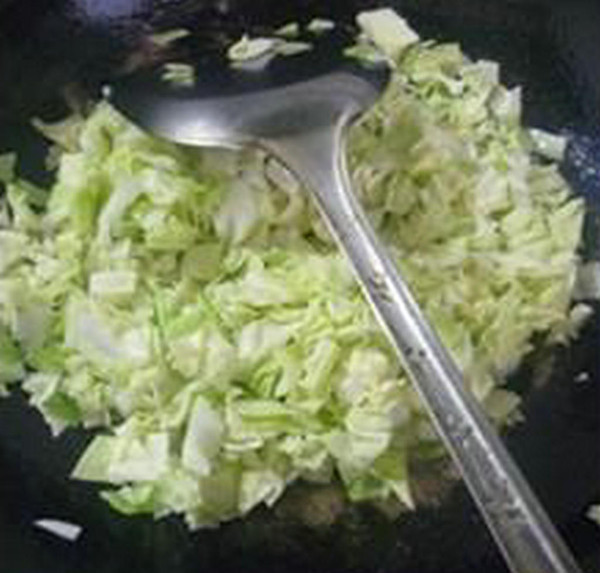 Fried Rice with Shrimp Paste and Cabbage recipe