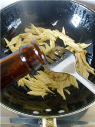 Fried Yuba with Double Pepper recipe
