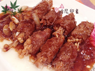 [enoki Mushroom Beef Rolls] Enjoy in Western Gourmet recipe