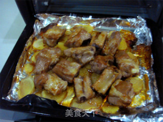 Grilled Pork Ribs and Potatoes recipe
