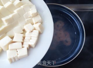 #trust之美# Shrimp and Choy Sum Tofu recipe