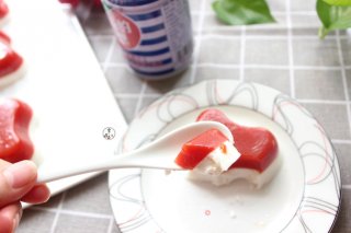 Tomato Juice Two-color Jelly recipe