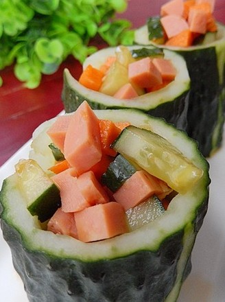 Colorful Cucumber Tube recipe