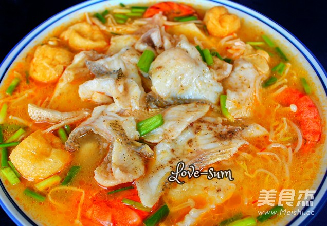 Sour Soup Sea Bass recipe