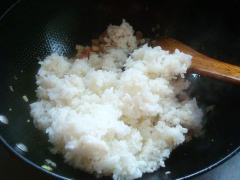 Fried Rice with Sausage and Egg recipe