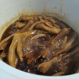 Witch's Red Ginseng and Abalone Sauce Goose Palm recipe