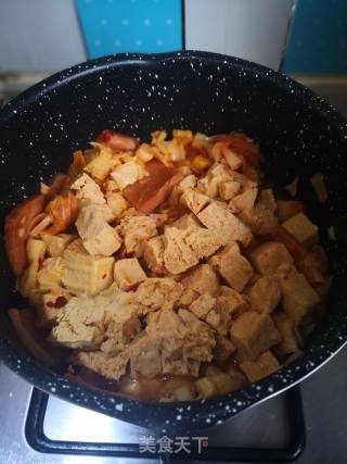 Spicy Cabbage Frozen Tofu Pot recipe