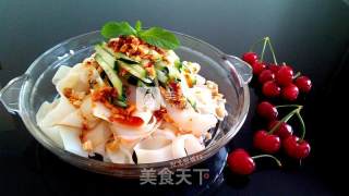 #aca烤明星大赛# Refreshing Liangpi (no-failure for No-washing Noodles) recipe