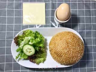 New Discovery for Breakfast, Done in 15 Minutes, Full Egg Hamburger recipe