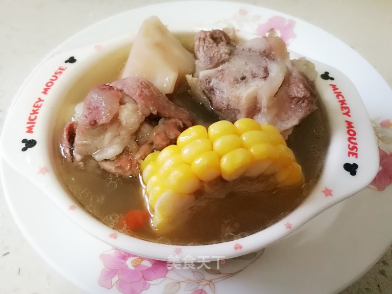 Casserole Corn Lotus Root Big Bone Soup recipe