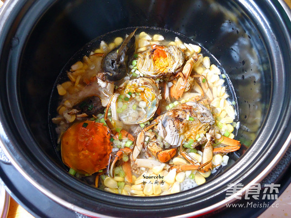 Braised Rice with Hairy Crabs recipe