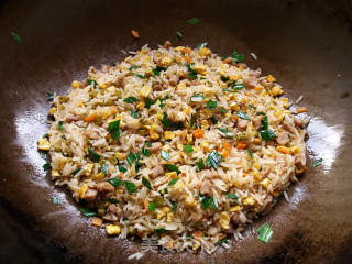 Fried Rice with Capers, Eggs and Diced Pork recipe