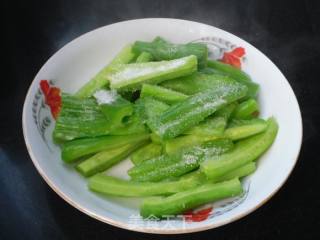 Spicy Bitter Gourd Strips recipe