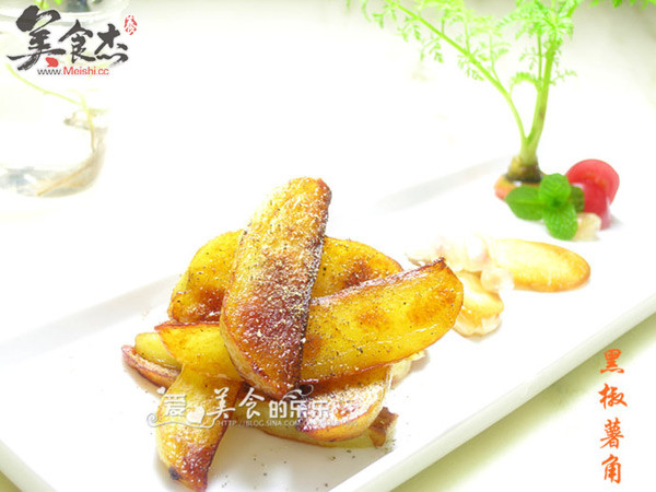 Potato Wedges with Black Pepper recipe