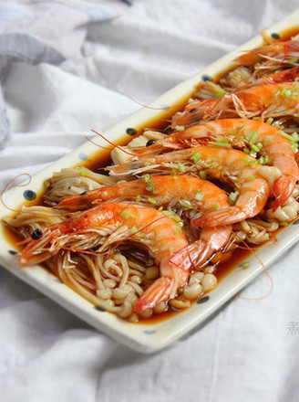 Shrimp Enoki Mushroom recipe