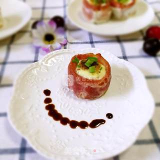 #aca烤明星大赛#quick Breakfast~bacon Egg Cup recipe