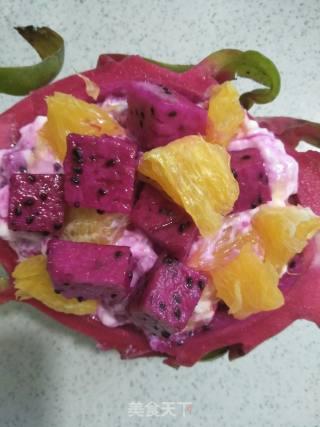 Dragon Fruit Curd Salad recipe