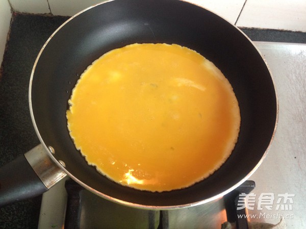 Dumpling Stuffed Omelette recipe