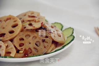 Refreshing and Relieving Greasiness-cold Lotus Root Slices recipe