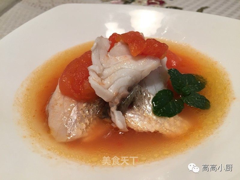 Tomato Fish in Bisque Soup recipe