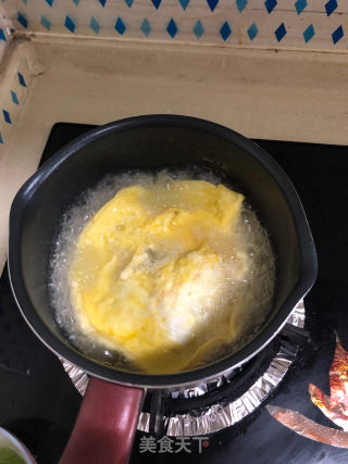 Loofah Omelette Soup recipe