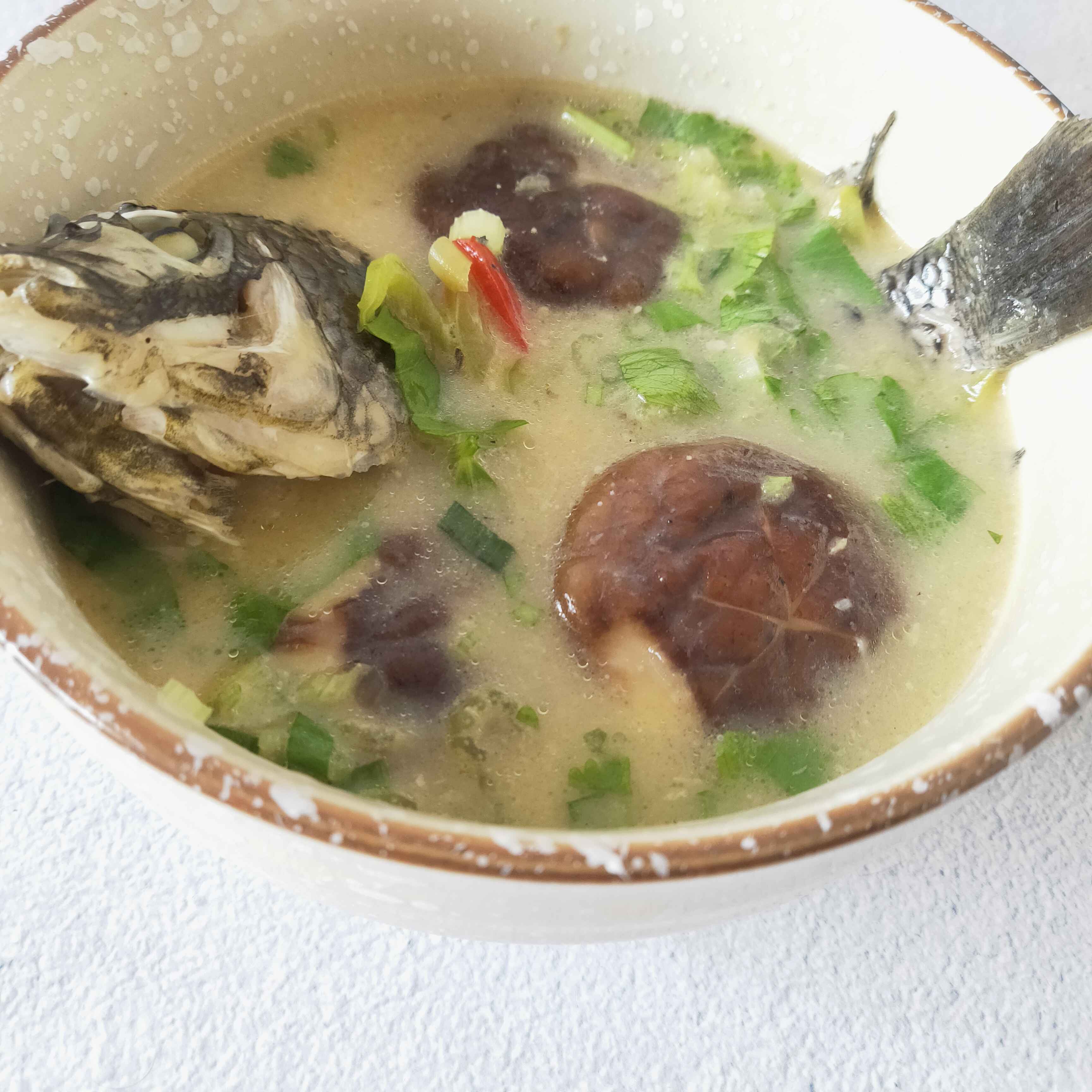 Mushroom Crucian Carp Soup recipe