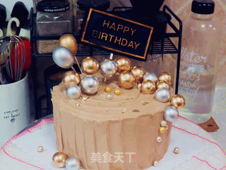 Low-key Luxury~【chocolate Cream Birthday Cake】 recipe