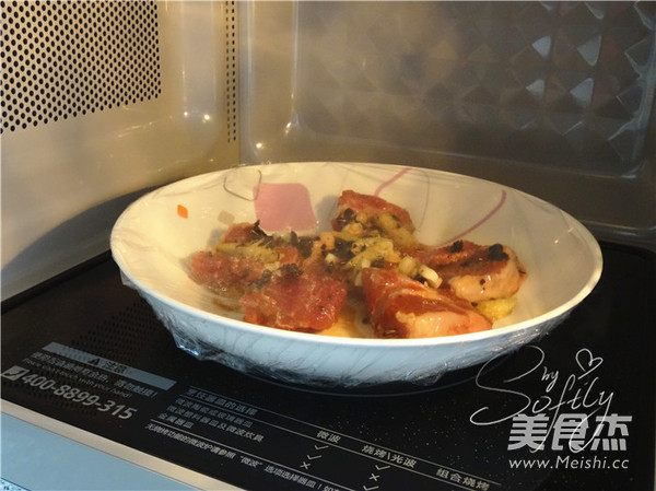 Microwave Version of Steamed Pork Ribs with Tempeh recipe