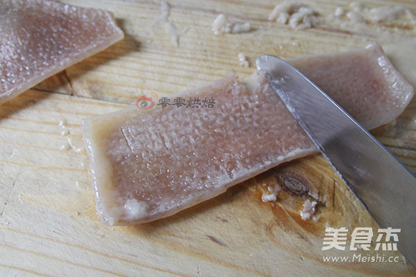 Colorful Pig Skin Jelly recipe