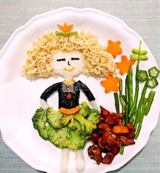 Cute Little Girl Bento recipe