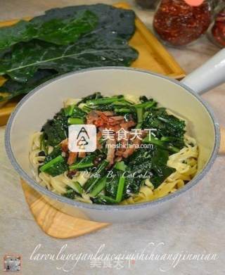 Cocolc's Private Vegetable Recipe-bacon Green Leaf Cabbage Italian Golden Noodle [traditional Pasta] Freshly Tasted recipe